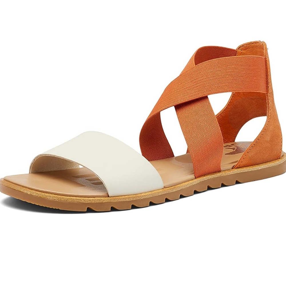 Sorel Ella Sandal - desert sun/chalk
